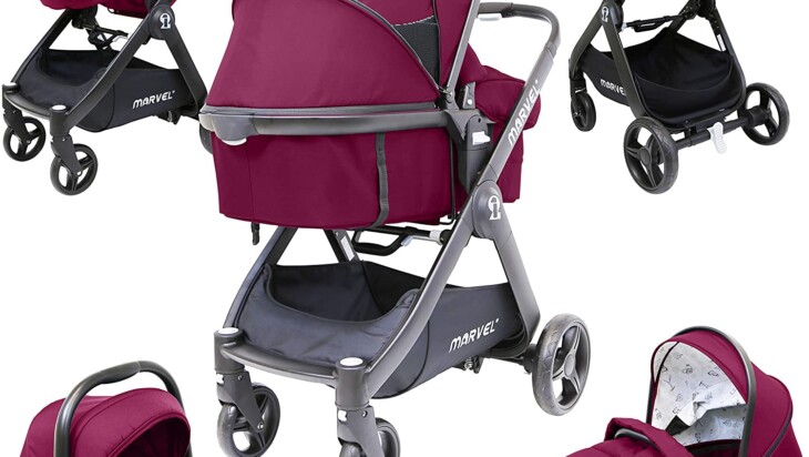 iSafe Marvel Marrone 3 in 1 Pram Travel System Review