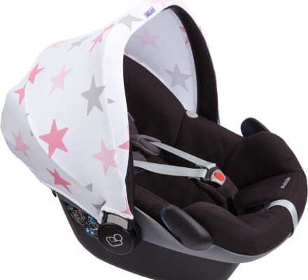 Dooky Hoody Style UV+ Universal Cover Pink Stars review