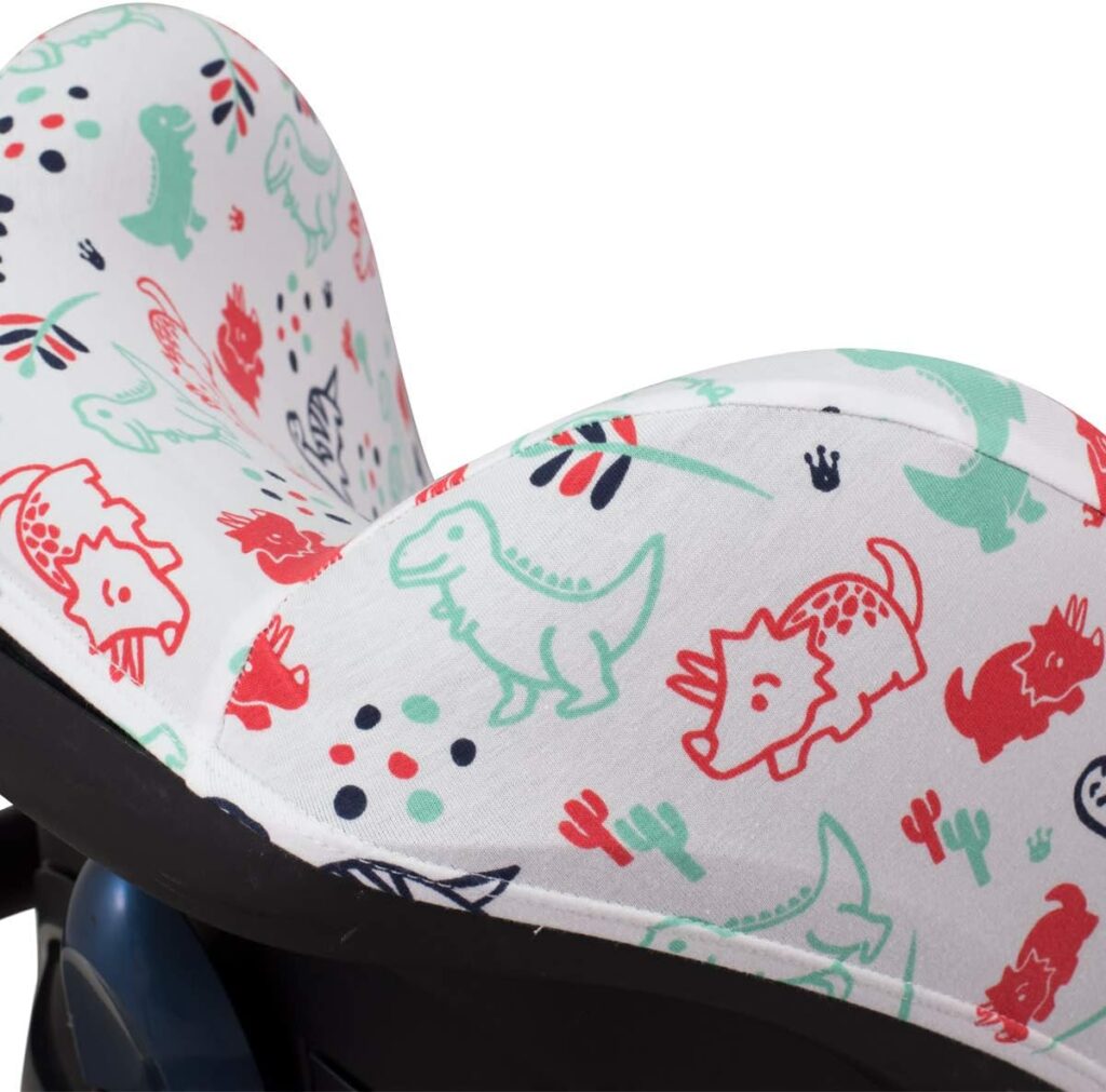 JYOKO Kids Baby car seat Cover Liner Made Cotton Compatible with Maxi COSI Cabriofix and gr 0 (Happy Dino) JYOKO Kids Baby car seat Cover Liner Made Cotton Compatible with Maxi COSI Cabriofix and gr 0 (Happy Dino)