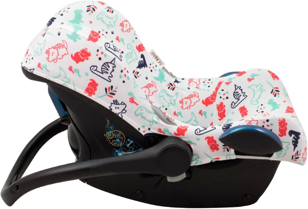 JYOKO Kids Baby car seat Cover Liner Made Cotton Compatible with Maxi COSI Cabriofix and gr 0 (Picnic Vichy)