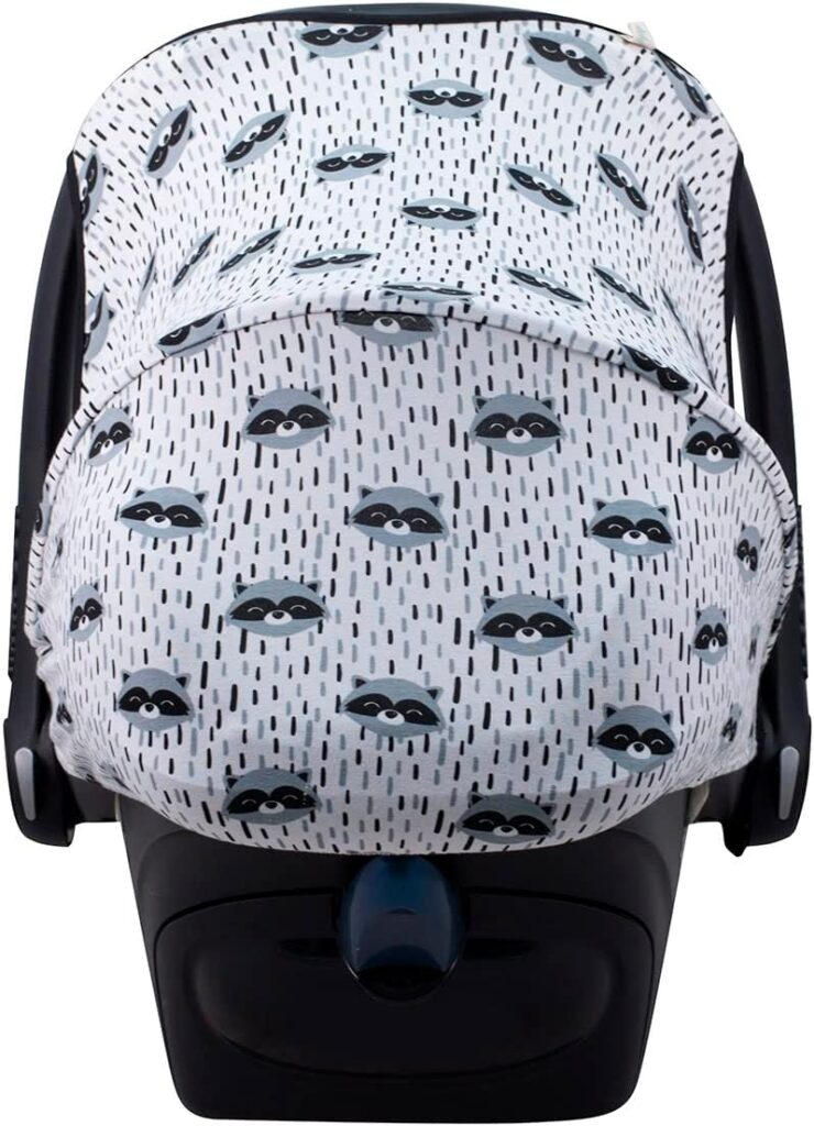 JYOKO Kids Canopy Hood Compatible with Maxi COSI Cabriofix Black Star