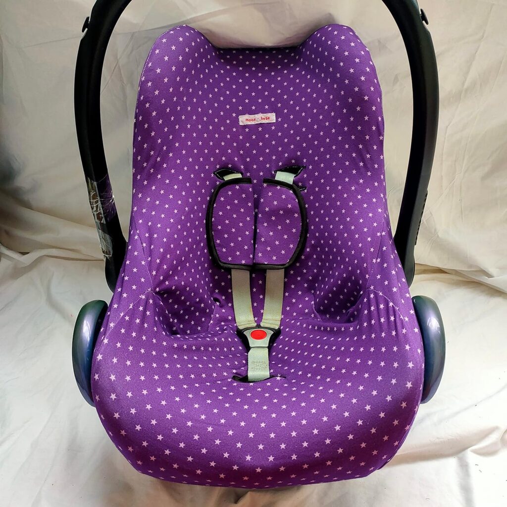moon-bebe Universal Algudon Case Compatible with Maxi Cosi, Baby Comfort Pebble Cabriofix, City, Streety Fix, Jane Koss, Be Cool (Lilac)