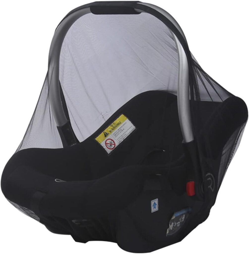 Universal Baby Car Seats Mosquito Net Travel Carrier Insect Mesh Net Portable Netting Cover Infant Car Seat Net with Ultra Fine Mesh Elastic Band for Maxi COSI Cabriofix Cybex Silver Cross and More Universal Baby Car Seats Mosquito Net Travel Carrier Insect Mesh Net Portable Netting Cover Infant Car Seat Net with Ultra Fine Mesh Elastic Band for Maxi COSI Cabriofix Cybex Silver Cross and More